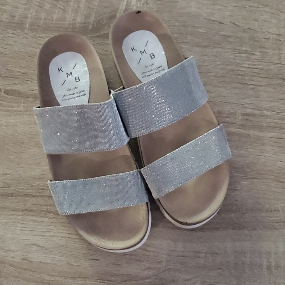 KMB Metallic slides. Euro 36 US 6.
